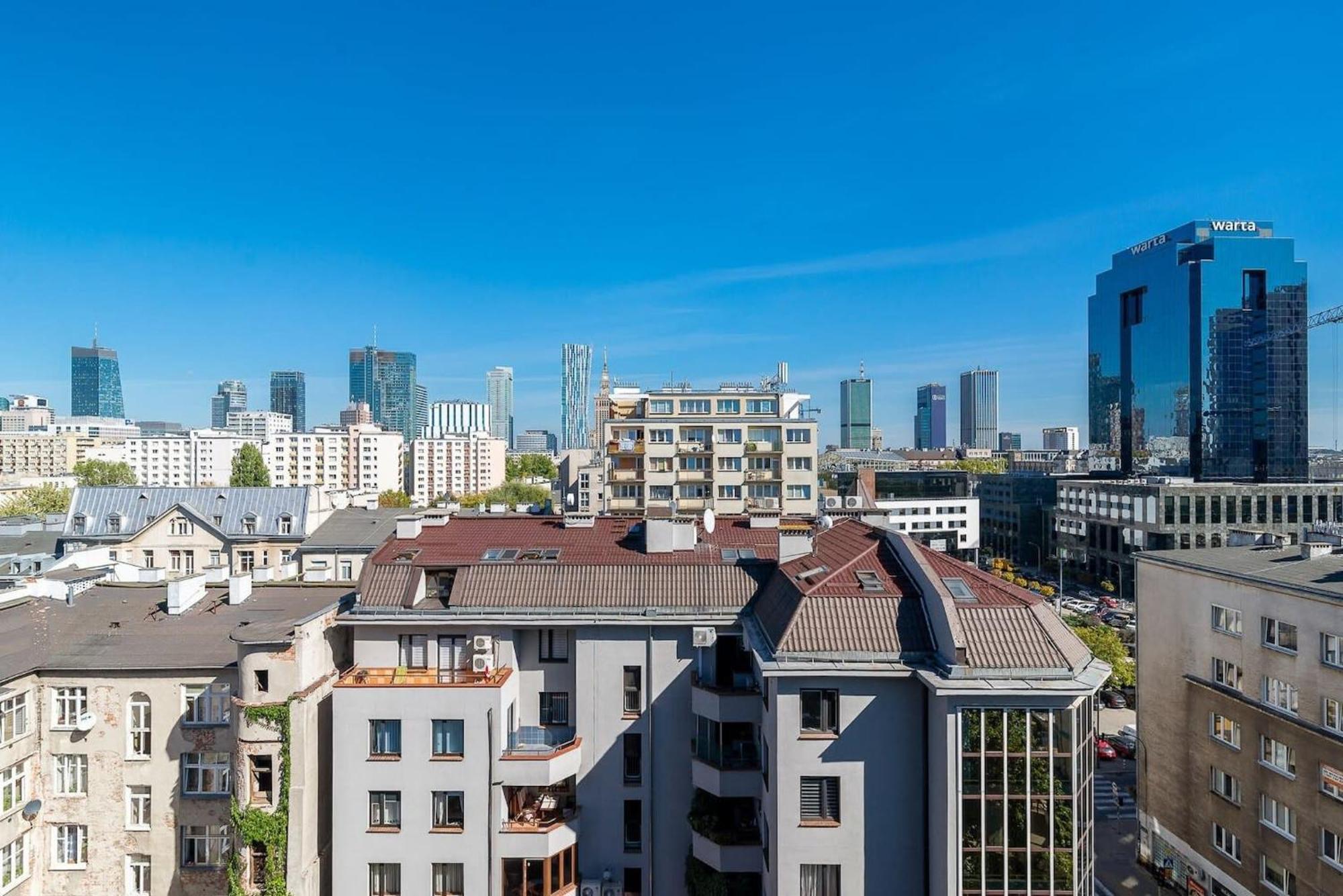Navy Aesthetic Apartment With Balcony By Noclegi Renters Warsaw Ngoại thất bức ảnh